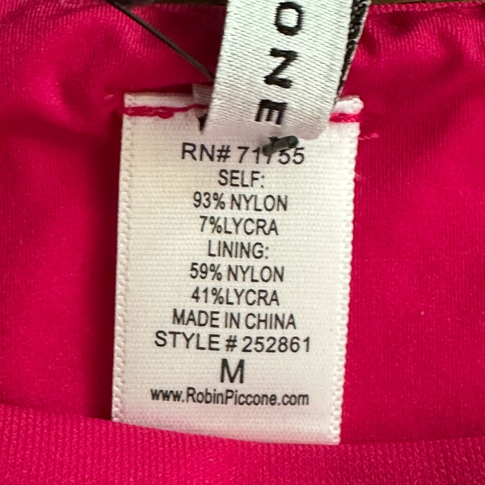 NWT ❤️ Robin Piccone Fuchsia Bikini with Gold Accents.  MSRP $216 - Picture 11 of 12